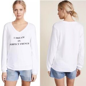 Wildfox I Dream in Perfect French Sweatshirt